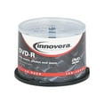 thumbnail image 2 of Innovera - 50 x DVD-R - 4.7 GB (120min) 16x - Blanc Mat - surface Imprimable jet d'Encre, Moyeu Intérieur Imprimable - Broche, 2 of 2