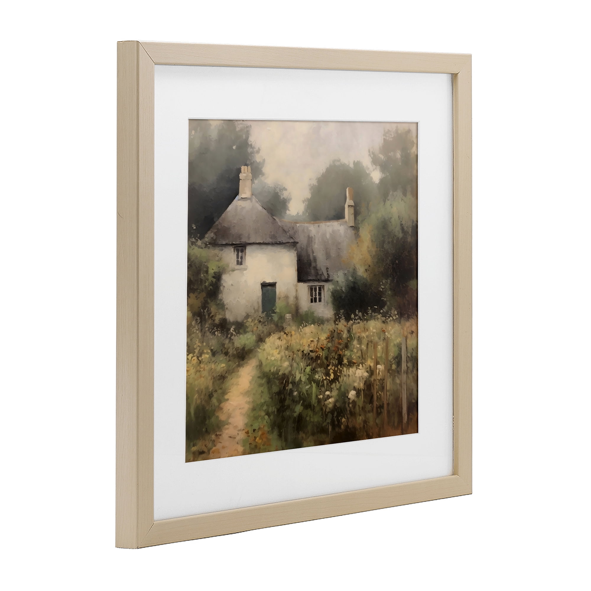 Stupell Industries Cottage Comfort in Summer Garden Birch Framed Print Under Glass, design by Creative Studio