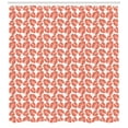 thumbnail image 3 of Ambesonne Ladybugs Shower Curtain, Flower Patterned Wings, 69"Wx70"L, Vermilion White, 3 of 3