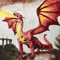 thumbnail image 3 of Hi Pile Luxury Oversized Throw - Dragon, 3 of 3
