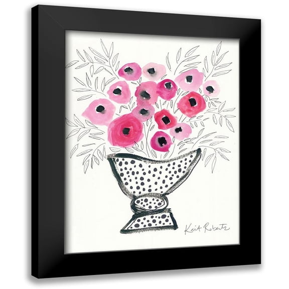 Roberts, Kait 12x14 Black Modern Framed Museum Art Print Titled - Prim And Proper