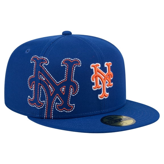 Men's New Era Royal New York Mets Yarn Stitch 59FIFTY Fitted Hat