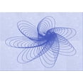 thumbnail image 1 of Ahgly Company Indoor Rectangle Patterned Lavender Blue Area Rugs, 2' x 4', 1 of 1