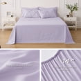 thumbnail image 4 of Juego de edredón Bedsure Twin, color morado claro, con sábanas, 5 piezas, 4 of 8