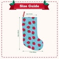 thumbnail image 3 of Sikiie Strawberries Christmas Stockings,18 Inches Christmas Stockings Xmas Hanging Stockings for Family Christmas Decorations & Gifts, 3 of 7