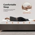 thumbnail image 3 of CL.HPAHKL 5/6/8/10/12inch Queen Size Base Foam Mattress, Medium Firm Mattresses for a Cool Sleep & Pressure Relief, CertiPUR-US Certified Bed-in-a-Box （White）, 3 of 7