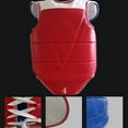 thumbnail image 4 of Advancent Ropa de Karate para todas las ocasiones Protección confiable Cómodo de usar Conjunto de uniforme de Taekwondo Boxeo Rojo y azul Ajuste 130-15 CM, 4 of 6