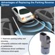 thumbnail image 4 of No.YDB500370LML Sensor de estacionamiento de respaldo inverso para LAND ROVER Range Rover L322 3.0D 4x4 2002-2012 Sensor de asistencia de estacionamiento gris 1 Pc, 4 of 6