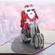 thumbnail image 5 of Tarjeta De Felicitación Tridimensional De La Motocicleta De Papá Noel Regalo De Navidad Único Tarjeta Creativa Del Día De Navidad En 3D Con Forma Bonita Para Cumpleaños Boda Navidad Methold EL011764-00, 5 of 6