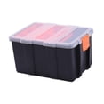 thumbnail image 2 of Caja de piezas de herramientas pequeñas, caja de piezas ensambladas, caja de componentes con tapa transparente profesional reutilizable, organizador, 2 of 8