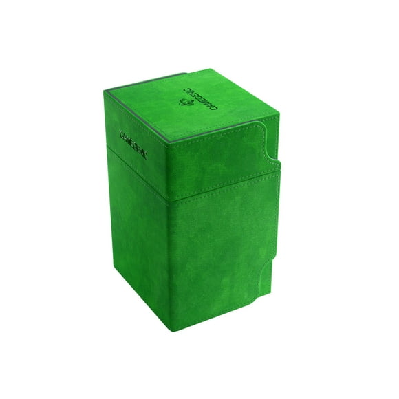 GameGenic Card Deck Box - Deck Convertible Green 100CT – Durable and Sturdy TCG, OCG Card Storage – Compatible wi