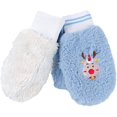 thumbnail image 5 of Conjunto de gorro y guantes de invierno para niños, forro polar cálido de felpa para bebé, lindas orejas de animales, gorro navideño de bosque, capucha, bufanda, manoplas de 3 a 8 años JAMW Sencillez, 5 of 5