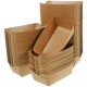thumbnail image 1 of 100 Uds caja de comida de papel Kraft desechable contenedor de comida frita contenedores de aperitivos, 1 of 4