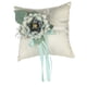 thumbnail image 5 of Cojín de boda, almohada para anillo, 20cm x 20cm, almohada decorativa para anillo de boda de satén para aniversario, almohada para anillo embellecida, 5 of 10