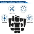 thumbnail image 4 of Alfombrilla antideslizante para automóvil para Volvo XC60 2018-2020, alfombrilla de puerta antideslizante de PVC, caja de brazo de puerta, alfombrilla de almacenamiento blanca 14 Pcs, 4 of 6