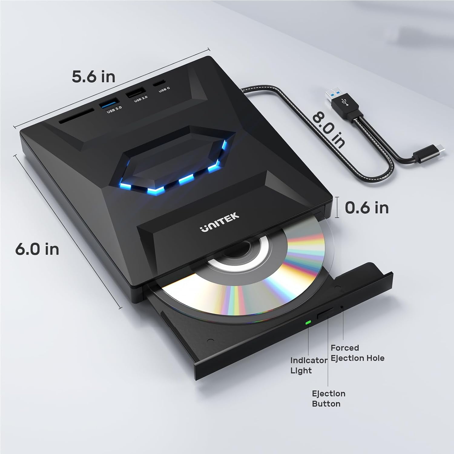【C】DVD Amazon.com: Slim 8x CD DVD RW Dual Layer Burner Drive for