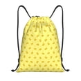 thumbnail image 1 of Xecao Cheese 1 Pattern Sports Drawstring Backpack - String Swim Gym Bag with Wet Proof Pocket for Women&Men-Small, 1 of 6