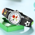 thumbnail image 2 of Montre Enfant(Noir, football),Montre-Bracelet étanche pour Enfant Mouvement à Quartz,Conception de Dessin animé 3D,Montre Enfant Numérique pour 3 Ans à 11 Ans Fille Garçon, 2 of 4
