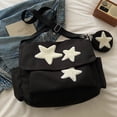 thumbnail image 4 of Lindo Bolso Mensajero para Mujer Con Y2K Star Patches (), 4 of 8