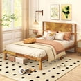 thumbnail image 2 of Costway Full Size Bed Frame with Headboard Under-Bed Space No Box Spring Needed, 2 of 10