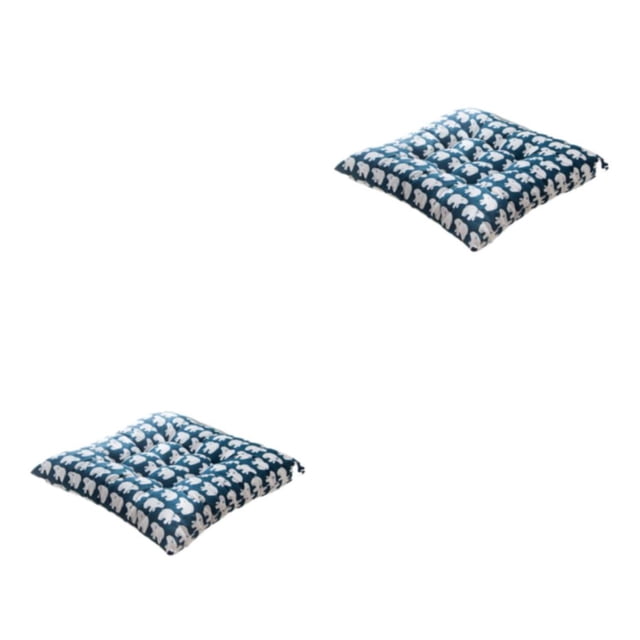 Youkk Soft And Comfortable Seat Cushions With Anti-slide Simple And Easy-care Square Chair Cushion polar bear 2Set