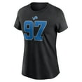 thumbnail image 2 of Women's Nike Aidan Hutchinson Black Detroit Lions Player Name & Number T-Shirt, 2 of 5