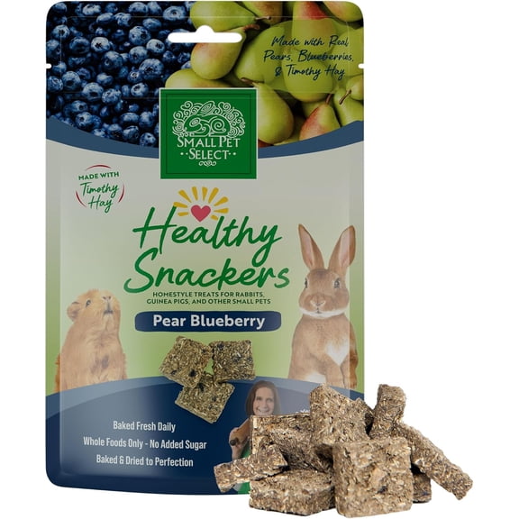 Small Pet Select - Healthy Snackers - Pear/Blueberry