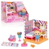JoJo Siwa JoJo's World Bedroom Mini Playset, Role Play, Ages 6 Up, by Just Play