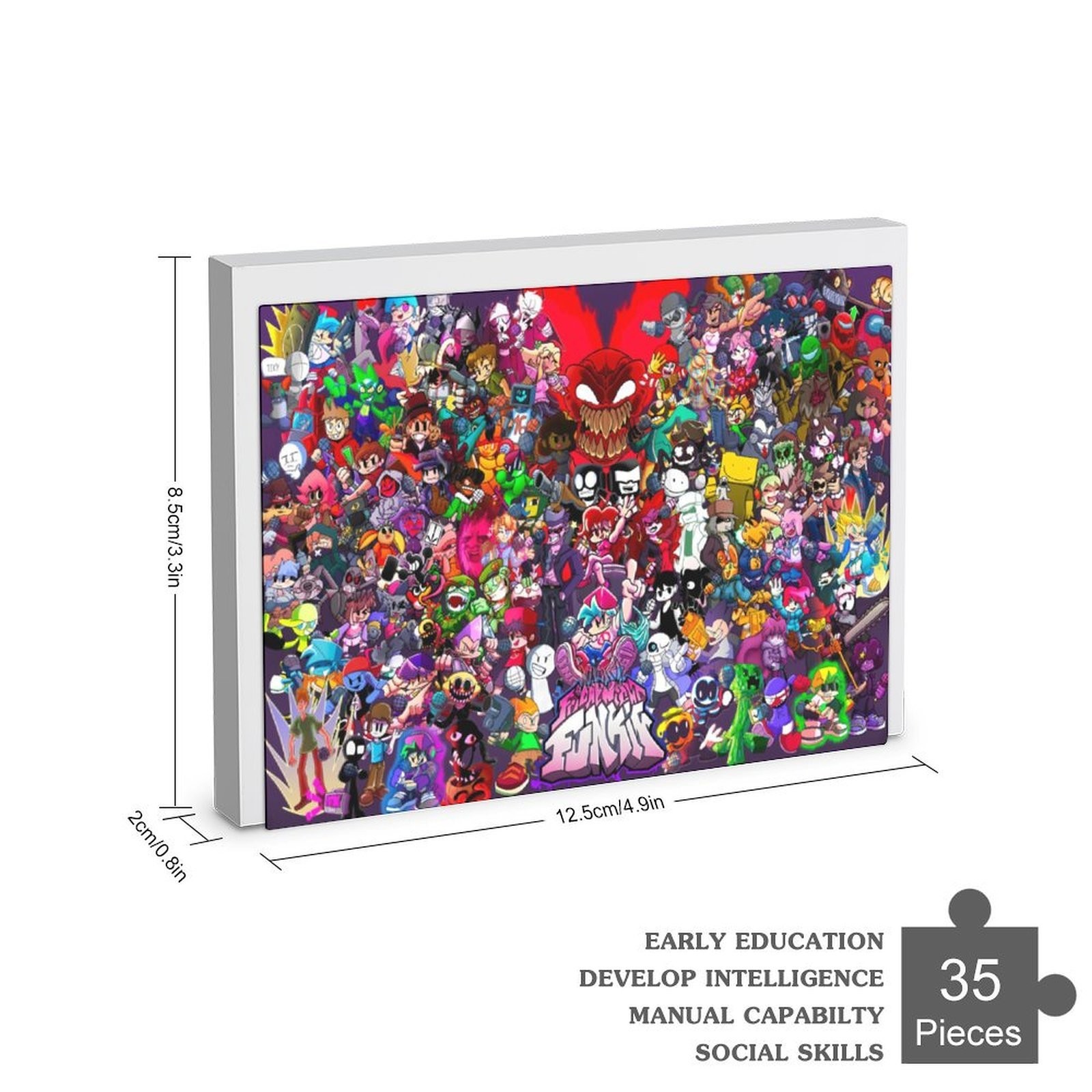Virgin Mary Stained Glass 1000 Piece Wooden Jigsaw Puzzle - 29.5x19.7 Inches, Eco-Friendly, For Adults & Families