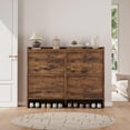 thumbnail image 1 of Bingirl Armoire à Chaussures avec 4 Tiroirs Basculants Armoire à Chaussures en Bois avec Tablette Réglable Rangement pour Chaussures pour Entrée Armoire à Chaussures Dissimulée pour Couloir Salon Brun, 1 of 6