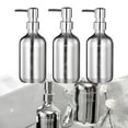 thumbnail image 4 of 500ml Silver Plating Soap Bottle Refillable Shampoo Shower Gel Soap, 4 of 10