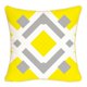 thumbnail image 4 of Funda de almohada Zulema decorativa para el hogar 18X18 Gris blanco, 4 of 6