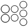 thumbnail image 3 of 7 Pcs Black Rings Crystal Singing Bowl Accessories Tibetan Bowl Gasket Singing Bowls Standing Ring Singing Bowl Rubber Ring, 3 of 3