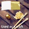 thumbnail image 5 of 200 PCS Gold Sheets Gold Foil for Art Gilding Flakes Multipurpose Gold Leaves Flakes Gold Flakes 8.5 X 8, 5 of 6