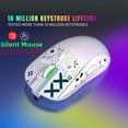thumbnail image 3 of Ratón Inalámbrico, Mouse De Computadora RGB Con 2.4G Receptor Para PC Portátil, Mouse óptico De Tipo C Ergonómico Con Ajuste De DPI De 5 Niveles, 3 of 7