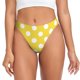 thumbnail image 1 of Fotbe Yellow And White Polka Dot Tanga Sin Costuras para Mujer con Estampado – Panties Invisibles, Transpirables y Cómodos para Uso Diario-XX-Large, 1 of 6