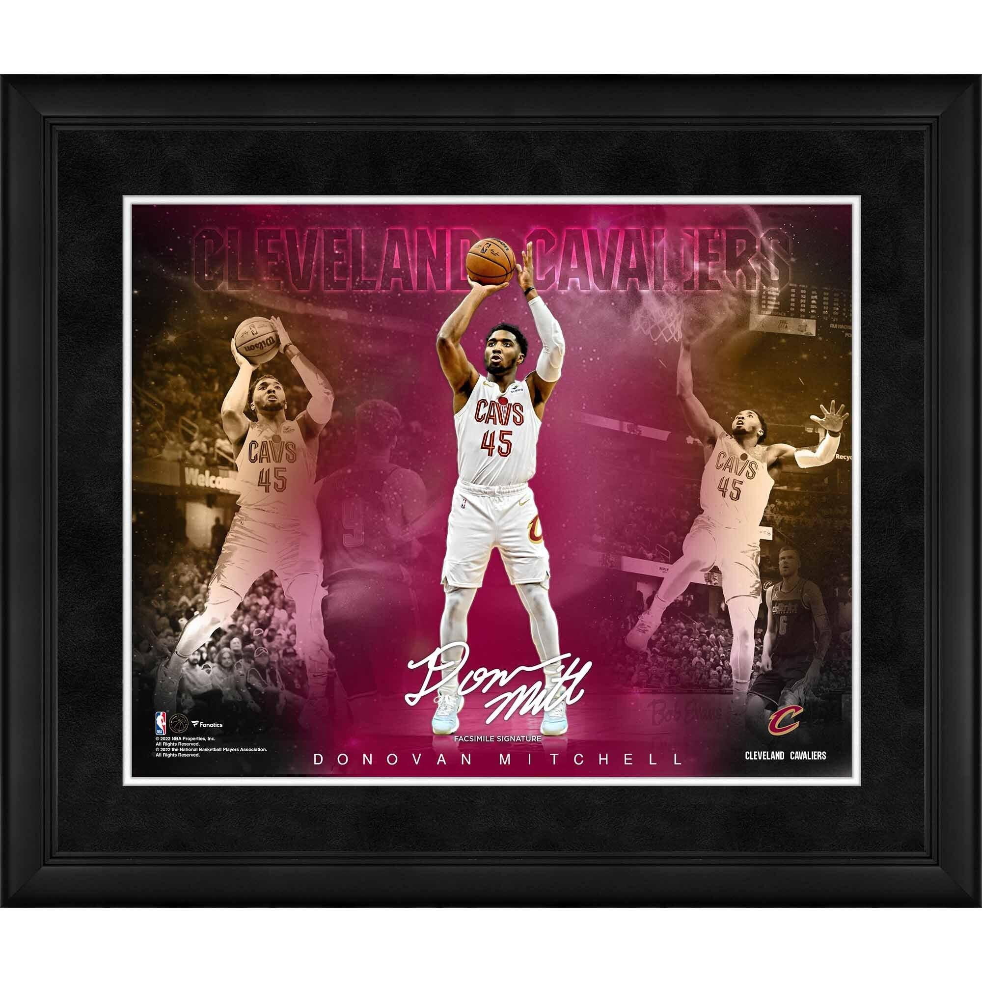 Donovan Mitchell Cleveland Cavaliers Framed 16" x 20" Stars of the Game Collage - Fanatics Authentic Certified