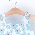 thumbnail image 6 of Ruyang Toddler Girls Sleeveless Dress Cotton Backless Flower Clothes Outwear UPF 50+ Sun Protection A Line Summer 𝐒undress, 6 of 8