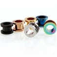 thumbnail image 3 of Jiaroswwei 1Pc Unisex Double Flared Ear Plug Piercing Flesh Tunnel Expander Jewelry Gift, 3 of 8