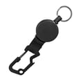 thumbnail image 3 of Retractable Keychain Heavy Duty Carabiner ID Badge Reels for Climbing Camping, 3 of 7