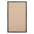 thumbnail image 1 of Athena Natural Wool & Black PU 4' x 6' Accent Rug, 1 of 6