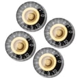 thumbnail image 2 of Demonsen Top Hat Knobs,Musical Instrument Supplies,4Pcs Top Hat Knobs Electric Guitar Volume Control Potentiometer for LP Straight Barrel Type, 2 of 8