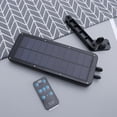 thumbnail image 4 of EeaseMX Luces solares para exteriores, 60 LED, impermeables, lámpara de pared, decorativas, para jardín, pasillo, camino, color negro, 4 of 7
