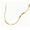 Gold, variant on Gold Silver Plated Herringbone Chain Necklace for Women Men, 2/3/4/5mm Flat Snake Chain Choker, 18/20/22/24 Inch Flexible Shiny Herringbone Necklace, Dainty Layered Jewelry Gift