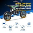 thumbnail image 3 of Aoemoe Gas Dirt Bike, 40cc 4-Stroke Gas Powered Kids Off Road Motorcycle (Model-DB4S004) with Off-Road Tire, Suspensions, Disc Brakes, Max Load 165Lbs, Up to 25Mph, NO OIL MIX REQUIRED, 3 of 8