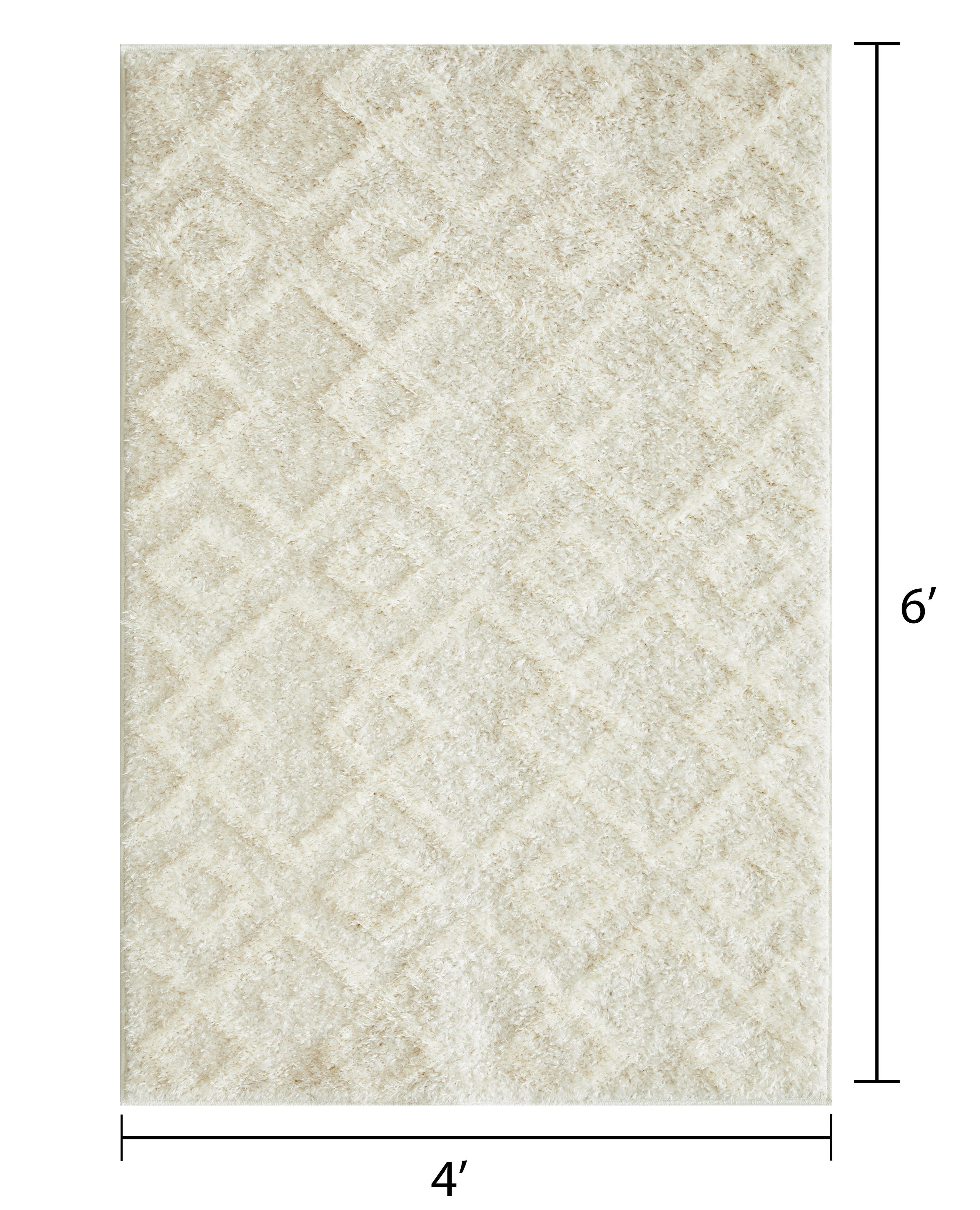 Loomaknoti Vemoa Adeta 4' x 6' Gray Geometric Indoor Area Rug