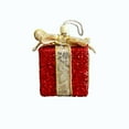 thumbnail image 6 of Luolandi Christmas Decoration Foam Present Bags Ornaments Under Tree Red Golden Sequin Red, 6 of 9
