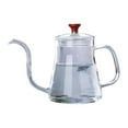 thumbnail image 2 of GUOOL Gooseneck Glass Pour Over Kettle for Coffee Tea , transparent 600ml, 4.2x4.9, 2 of 8