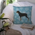 thumbnail image 3 of Carolines Treasures BB3566PW1414 Winter Snowflake Rottweiler Fabric Decorative Pillow, 3 of 4