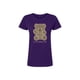 thumbnail image 1 of Playera Blusa Con Impresion De Oso LoverBear Con Fondo De Dinero Ropa De Mujer Juvenil Color Morado Talla Grande Marca Emil SaEs, 1 of 4